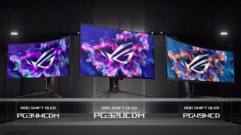 asus gaming monitors|ASUS unveils a world's first OLED gaming monitor at Gamescom .